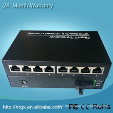 www.aliexpress.com 10/100м 20км см СФ 1 волокна 8 портов RJ45 в оптоволоконное оборудование